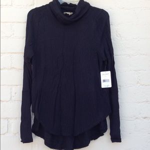 Free People Kristina Drippy Thermal in Black