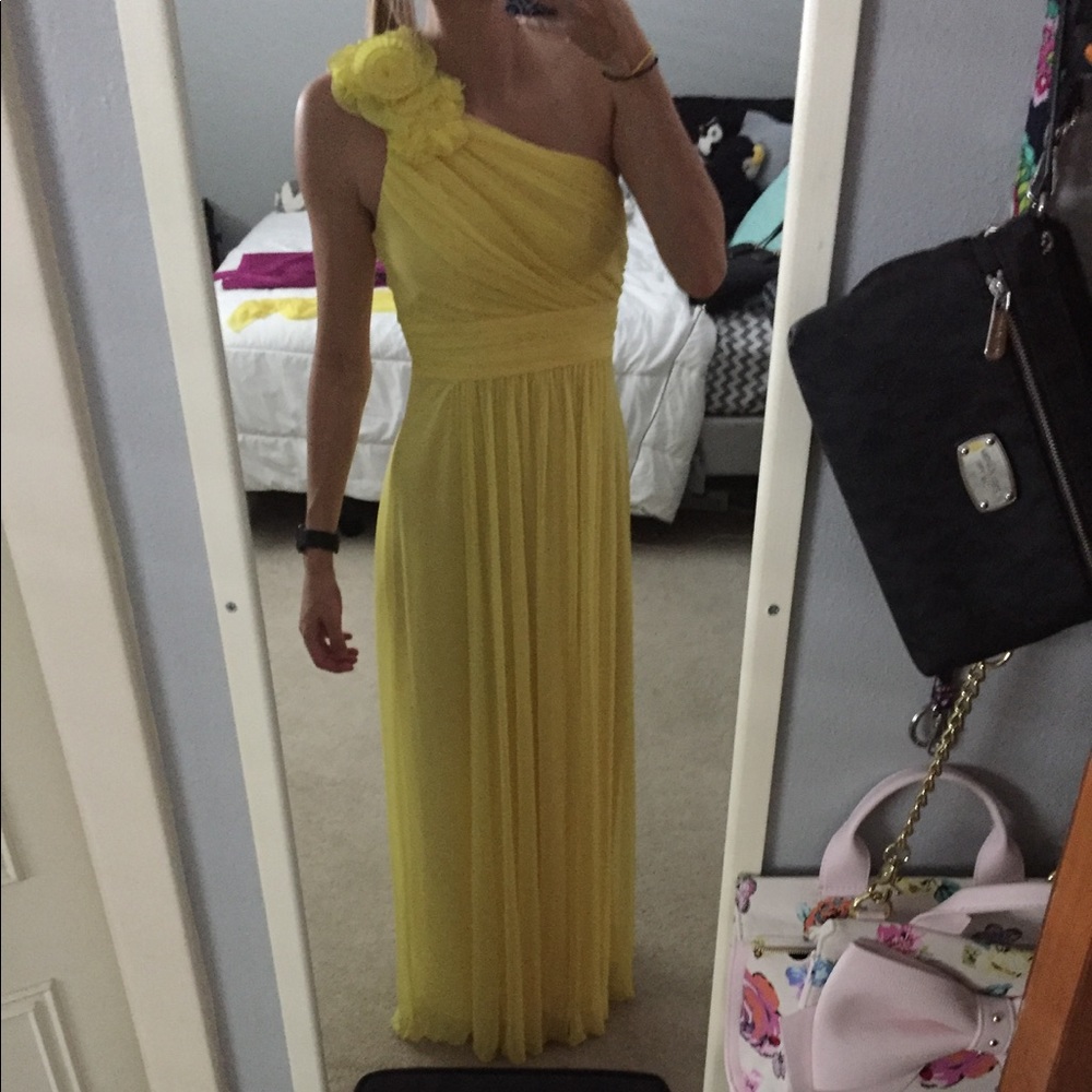 💛💛 soft yellow prom dress!!! (XS-S)
