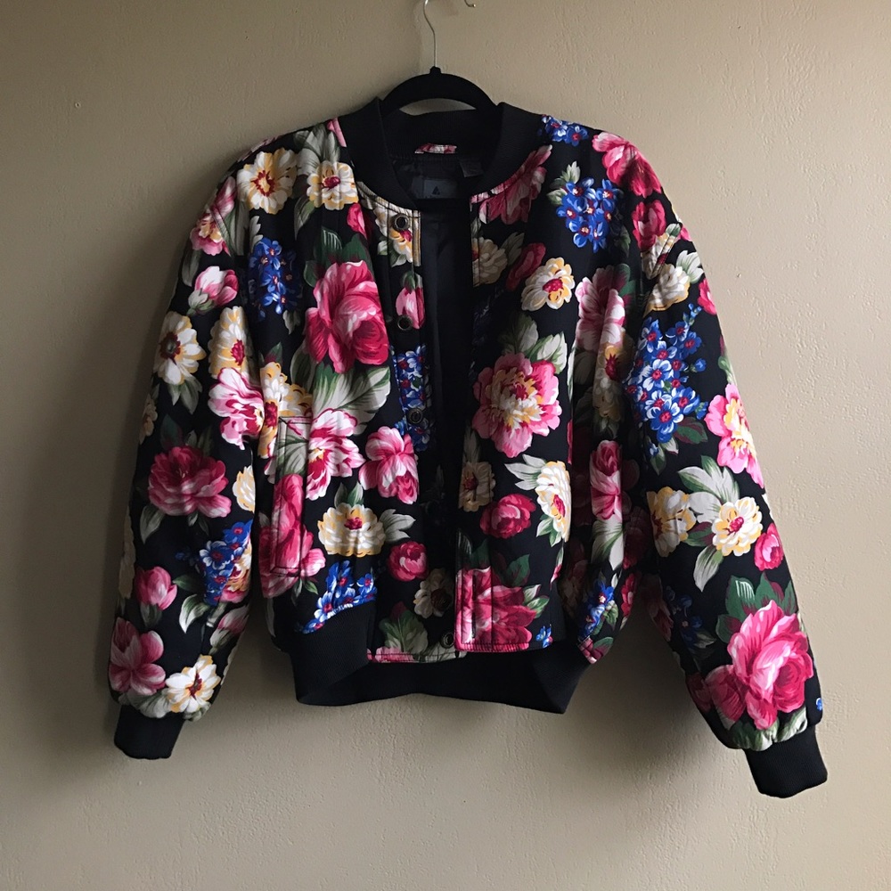 Epic Floral Bomber Jacket