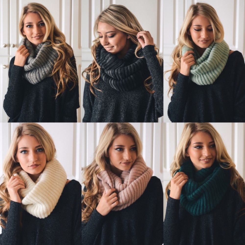 ADDIE Softest Scarf - PINK/BLACK/GREY - Picture 2 of 7