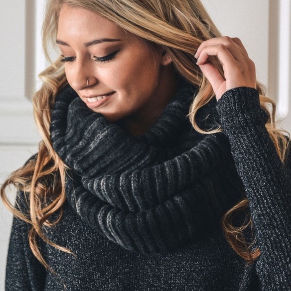 ADDIE Softest Scarf - PINK/BLACK/GREY - Picture 7 of 7