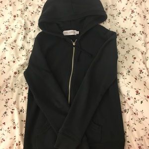 Black zip up jacket