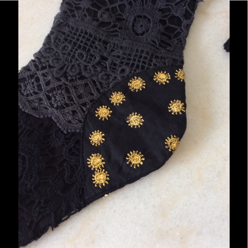 Set of 5 Free People vintage lace stocking - Picture 4 of 8
