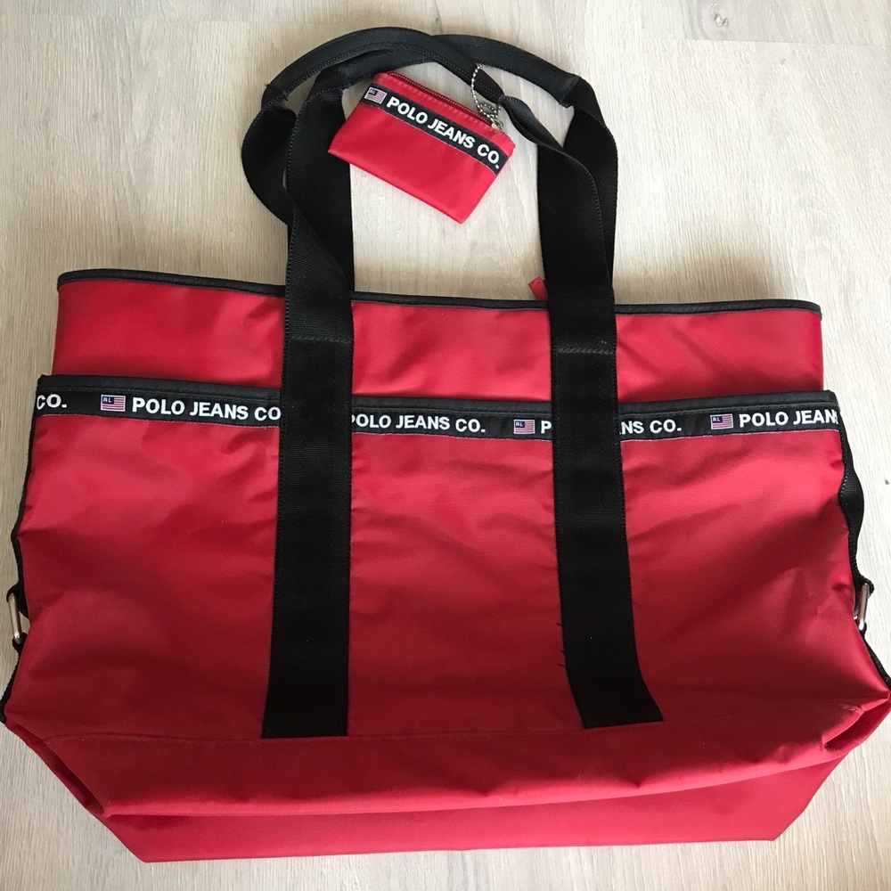 Red Polo Jeans Tote purse