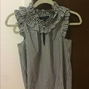 J Crew Ruffle Blouse