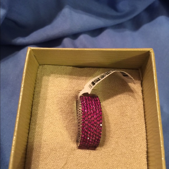 Lab created pink Saphirre ring - Picture 4 of 4