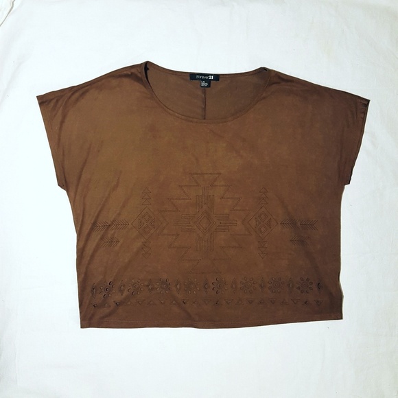 F21 |Aztec Design with Floral Cutouts - Picture 2 of 6