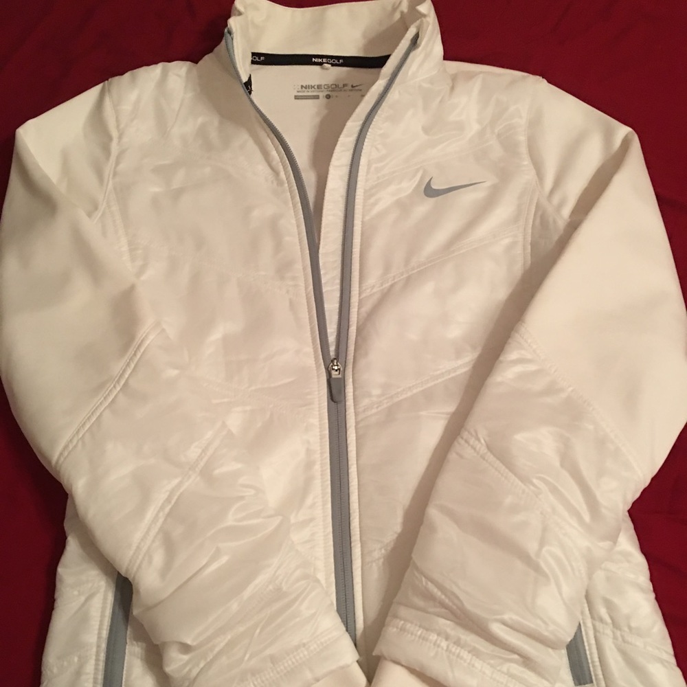 Nike white jacket