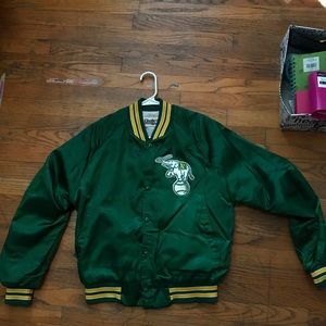 Retro Oakland A's Letterman Jacket