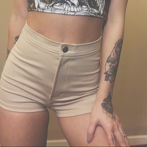 American Apparel / Tan Easy Shorts