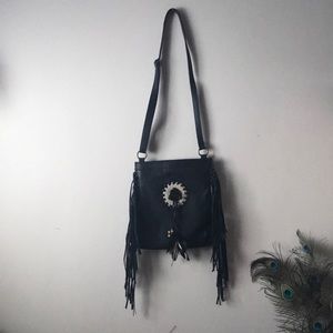 Leather Fringe Purse