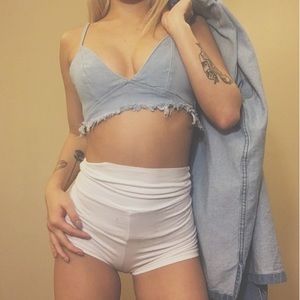 Necessary Clothing / Jean Crop Top