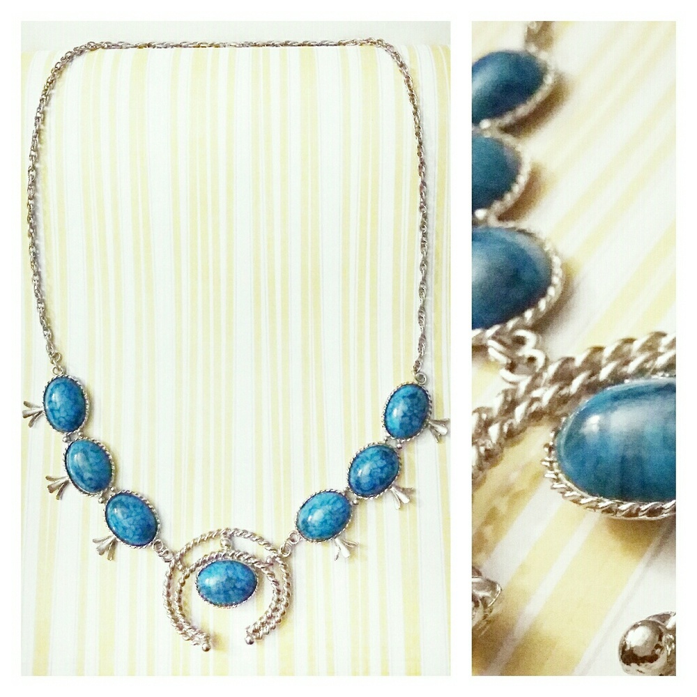 Blue and Silver Necklace