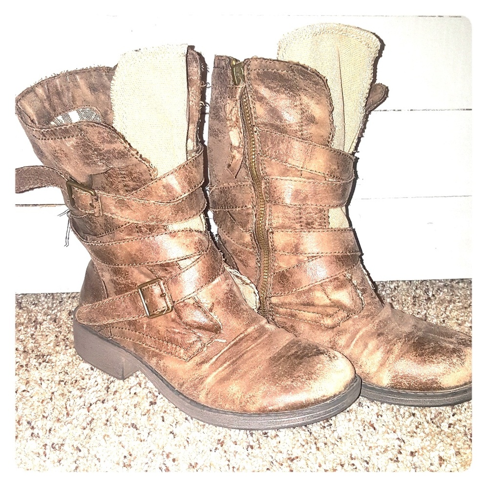 Roxy combat boots