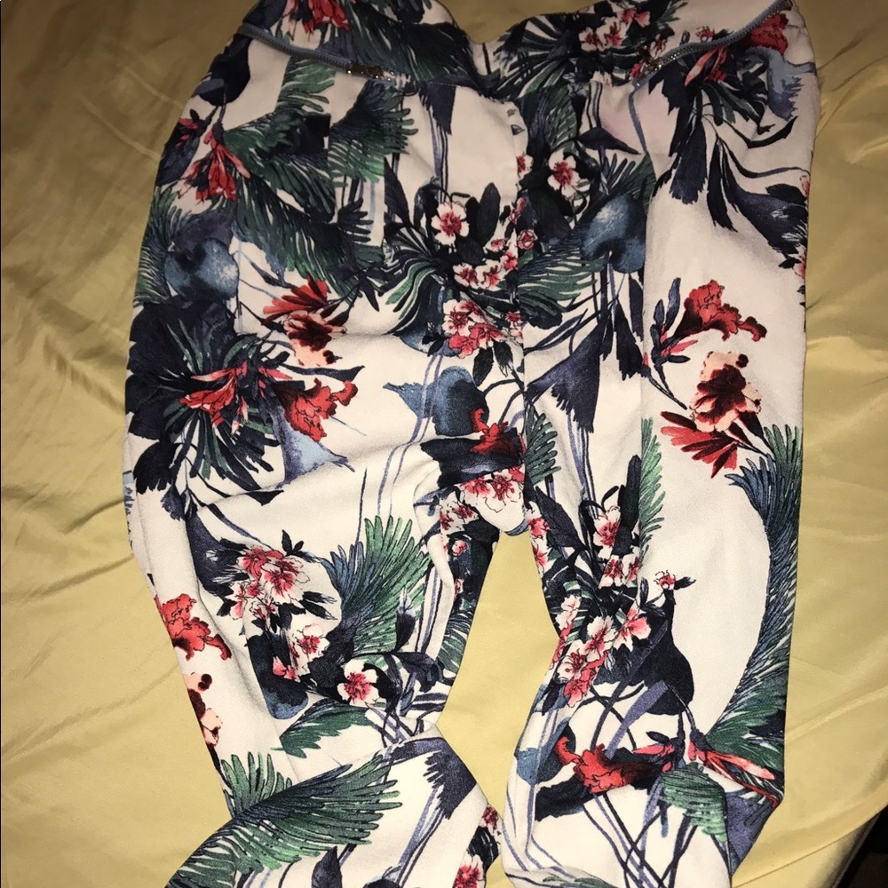 Zara floral pants