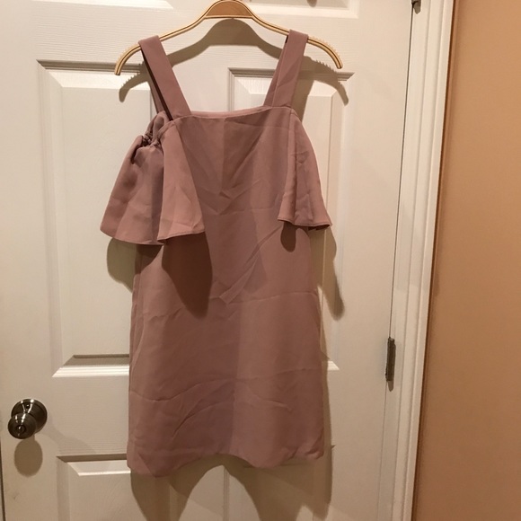 Topshop Bardot Cold-Shoulder Shift Dress - Picture 2 of 4