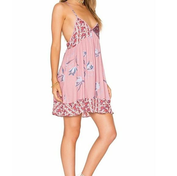 FP Intimately mixed up seawater combo slip dress - Picture 2 of 3