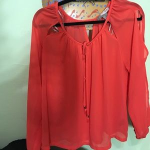 Love21 Contemporary Sheer Blouse