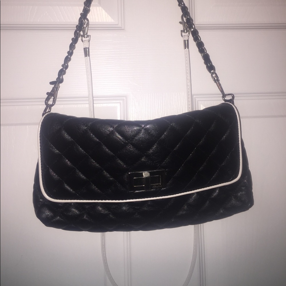Black Quilted Crossbody Bag