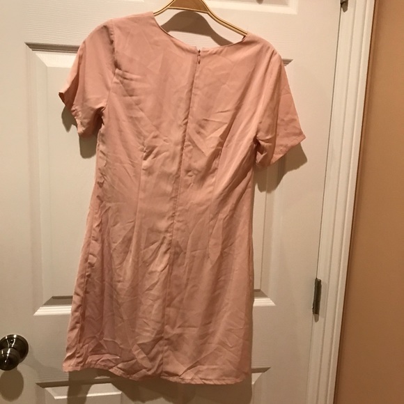 Kimchi Blue T-shirt Shift Dress (blush) - Picture 2 of 4