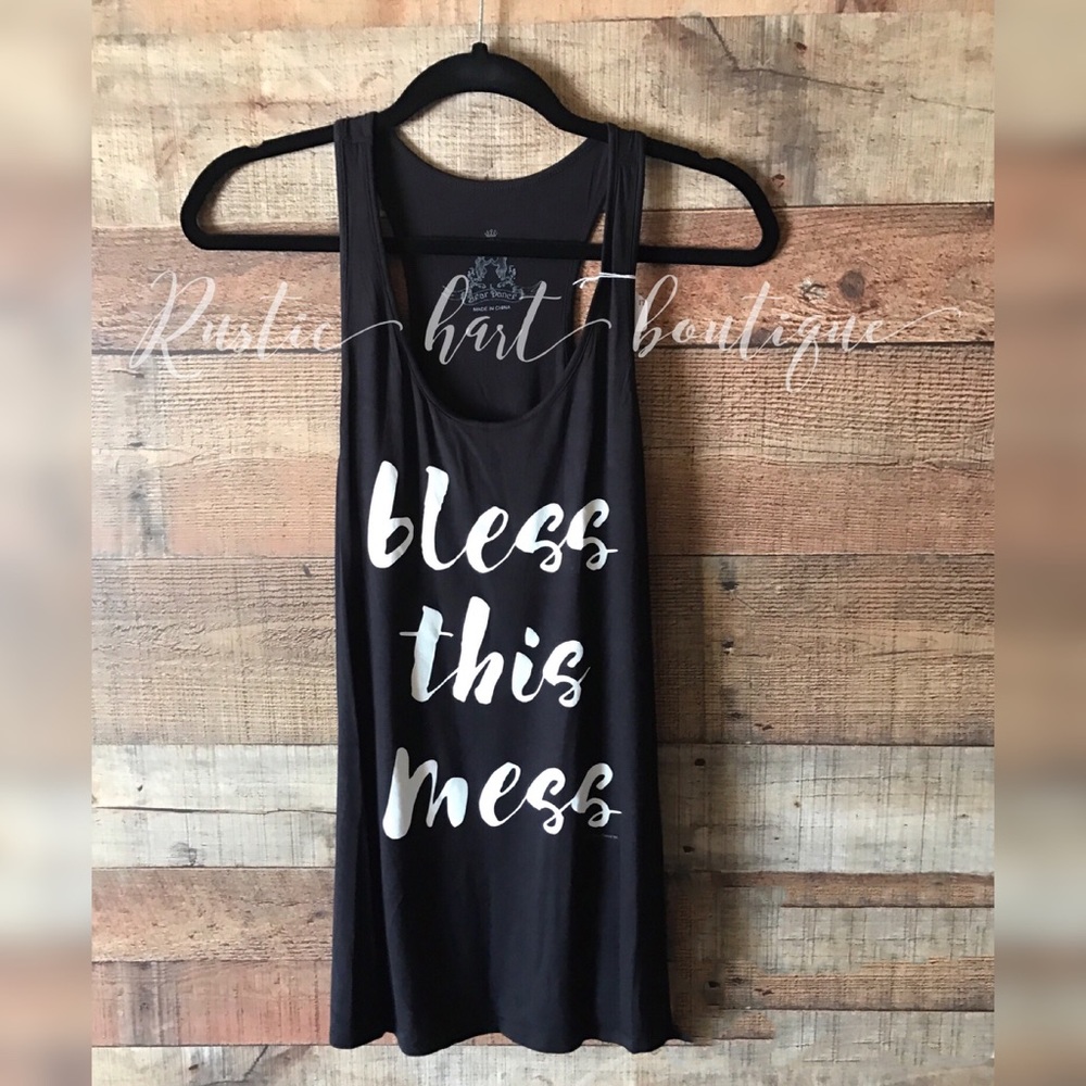 BLESS THIS MESS - tank size Small