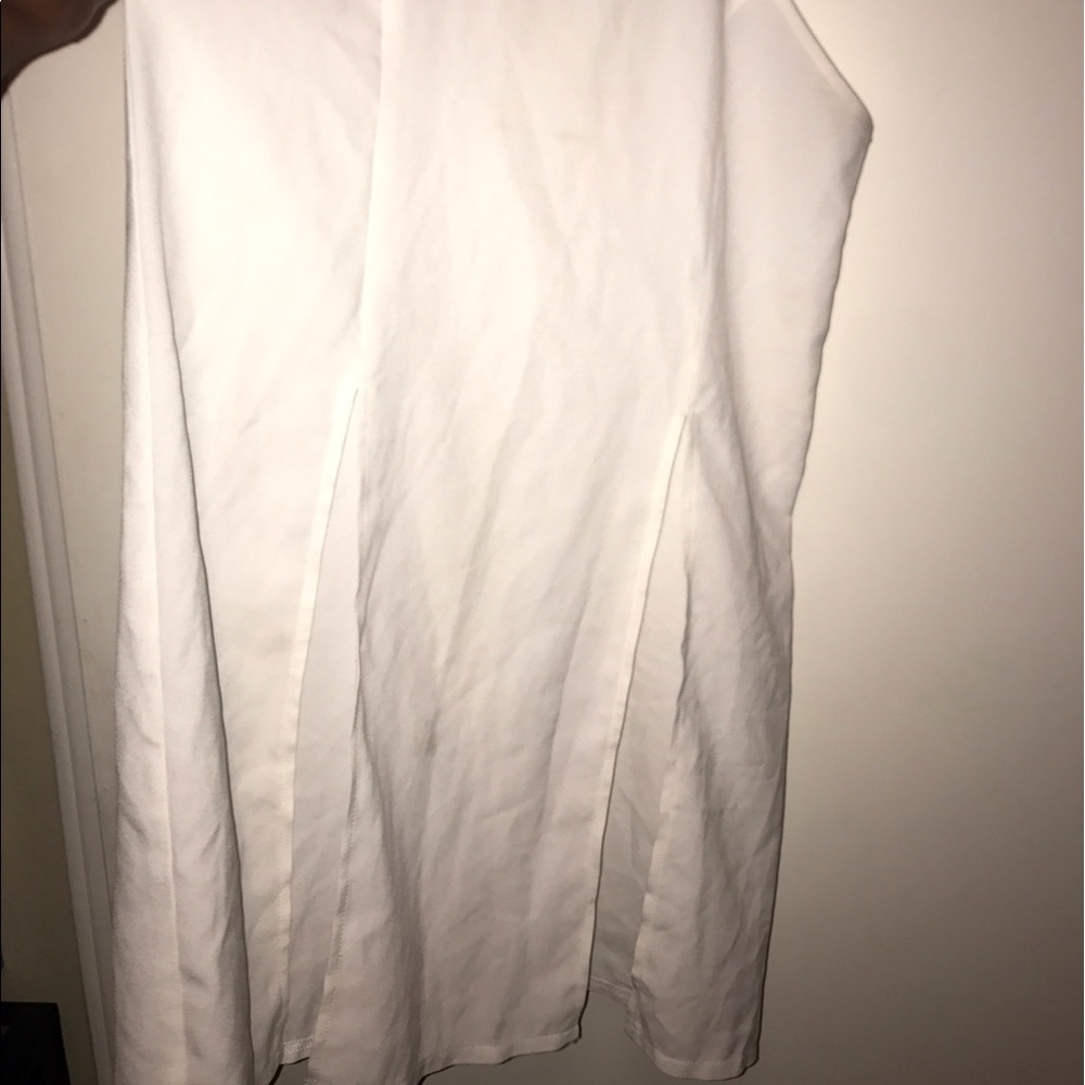 Missguided white Tunic with splits