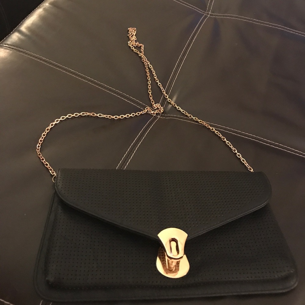 Black clutch purse
