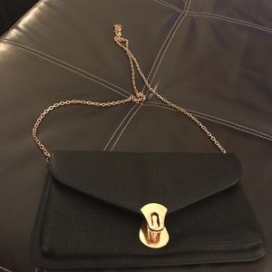 Black clutch purse