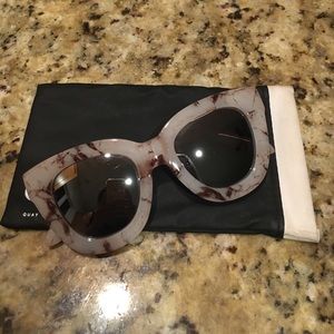 Quay Sugar and Spice Marble Sunglasses