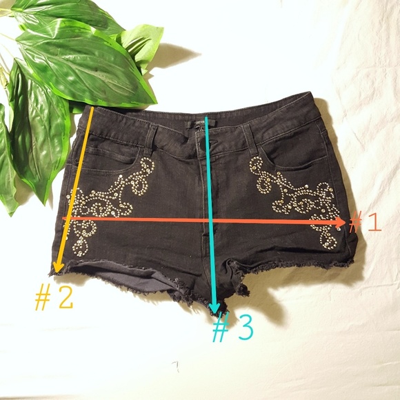 F21 | Black Jean Shorts - Picture 6 of 6