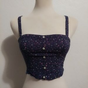 ❤Flowery Crop top❤