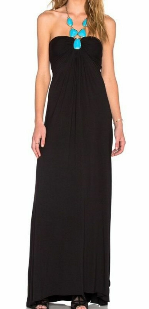 Sky halter maxi dress