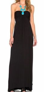 Sky halter maxi dress