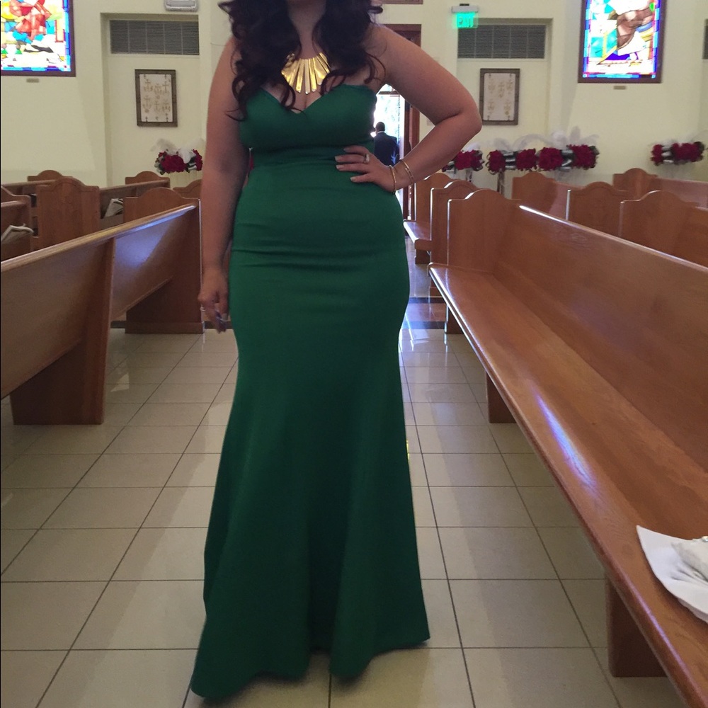 Evening gown, evening dress