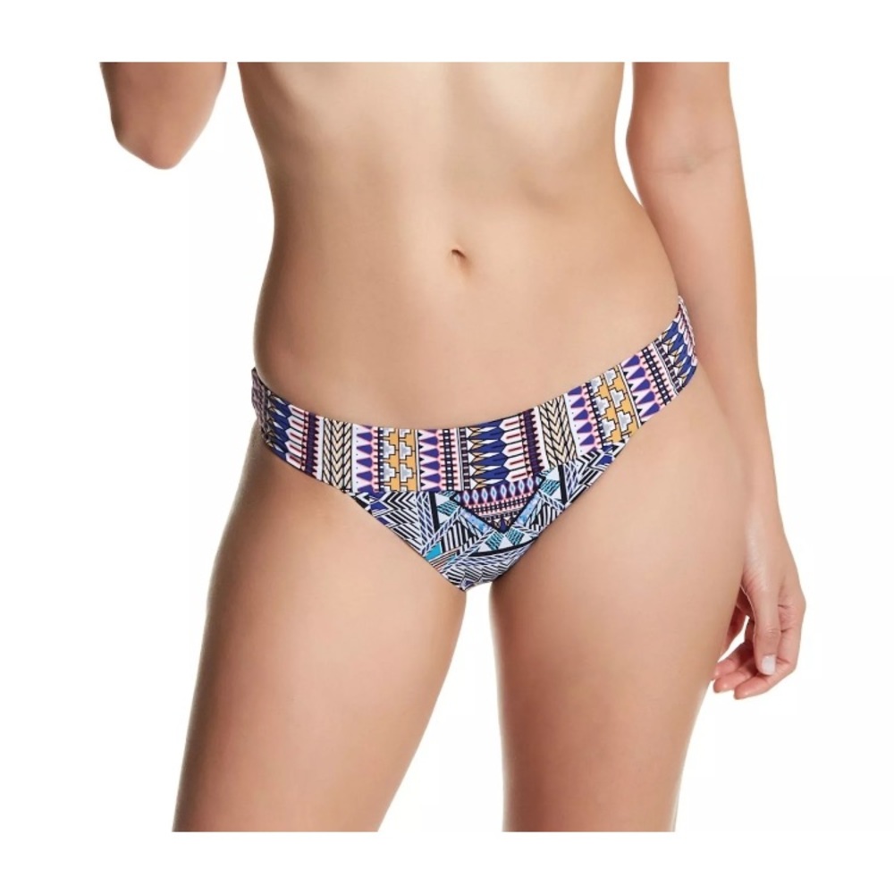 Red Carter XS Bikini Bottom Plum Multi