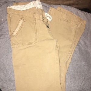 Abercrombie and fitch size 6 khakis