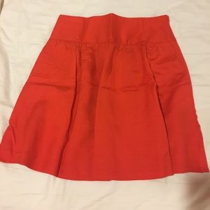 Red skirt