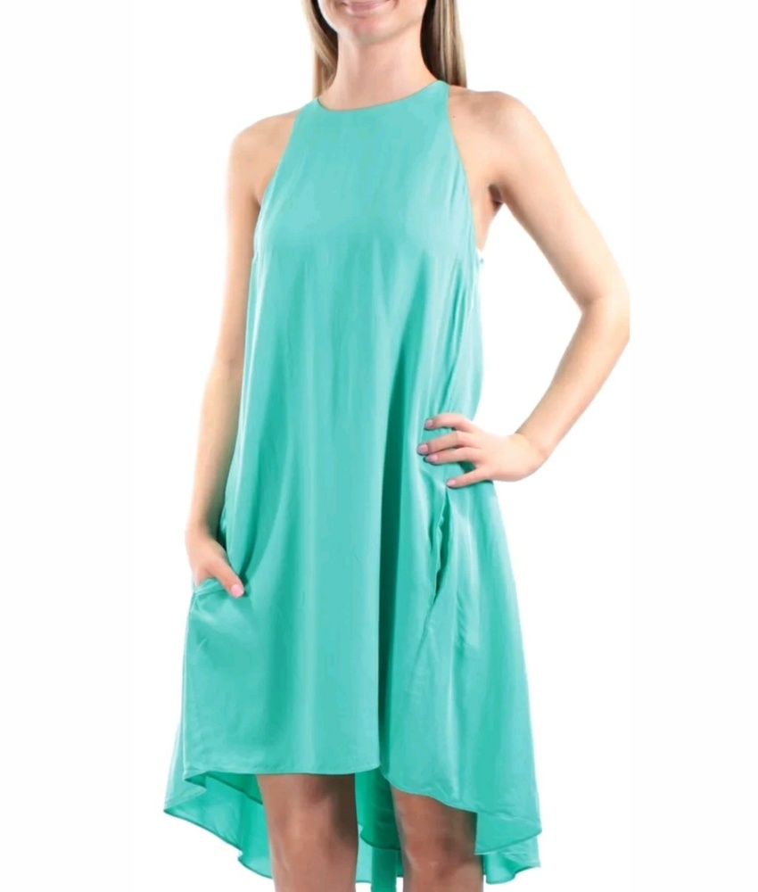 RACHEL ROY Womens Green Pocketed SHIFT Dress XS