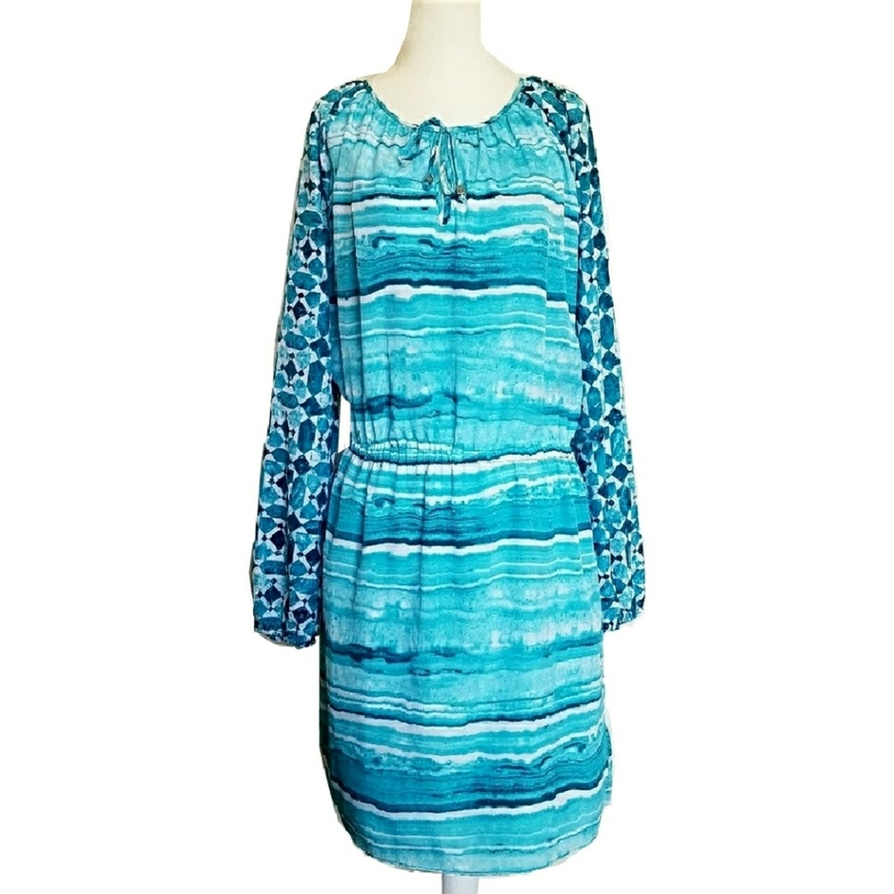 MICHAEL Michael Kors Long Sleeve Sheath Dress