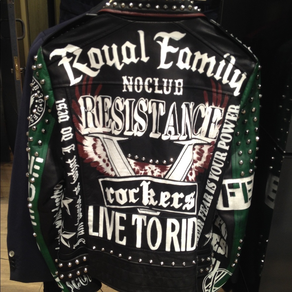 Leather jacket (one of a kind)