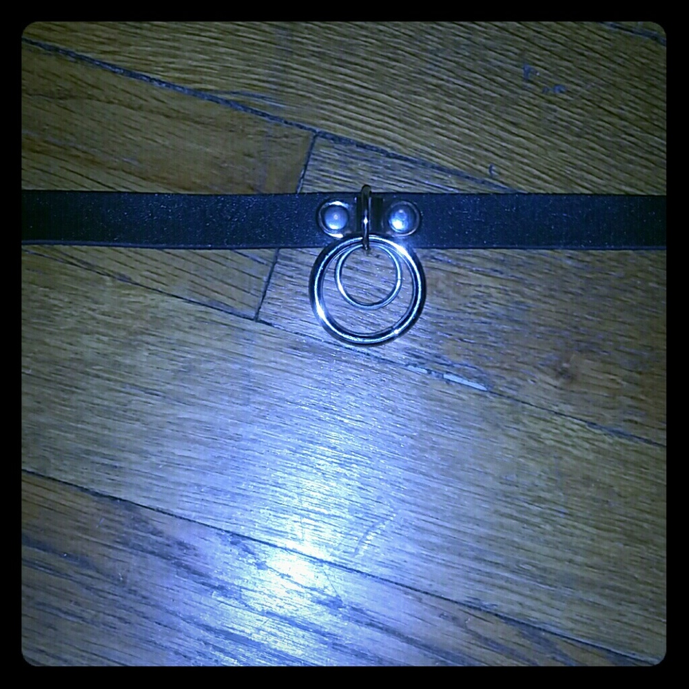 **NWT** BDSM Bondage Double O-Ring Choker