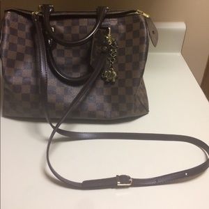 Crossbody Bag Strap Dark Brown