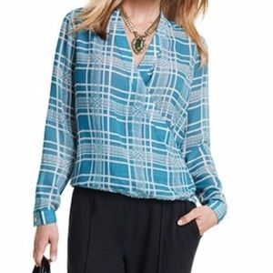 Cabi Windowpane Blouse