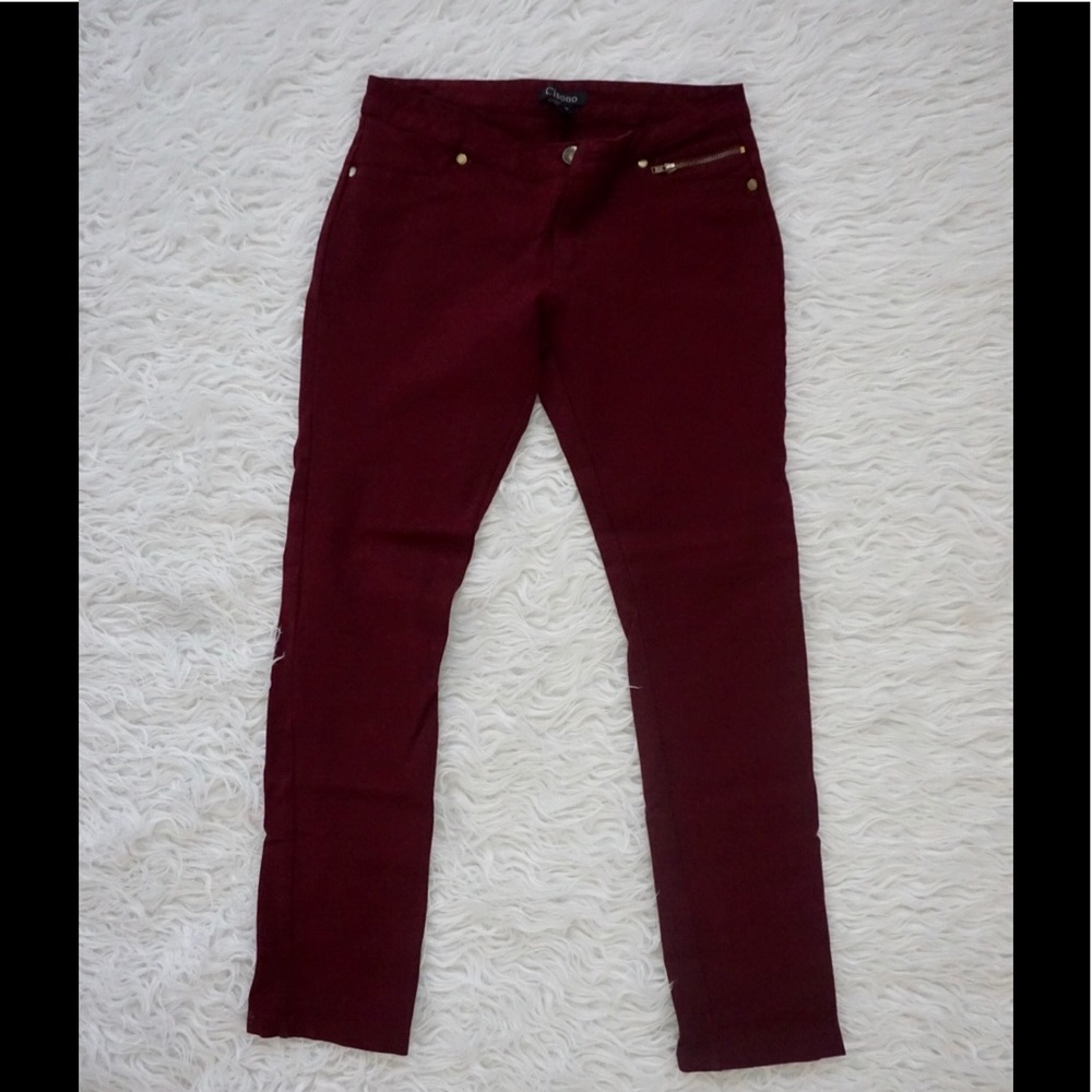 Burgundy Pants