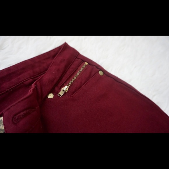 Burgundy Pants - Picture 2 of 5