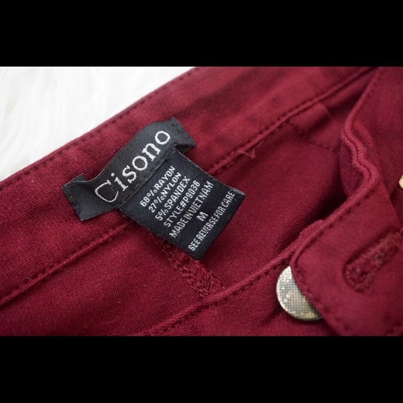 Burgundy Pants - Picture 3 of 5