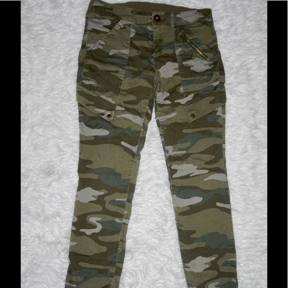 Army Print Pants