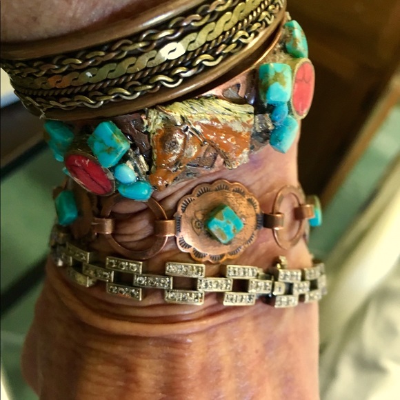 Handmade turquoise bracelets - Picture 2 of 4