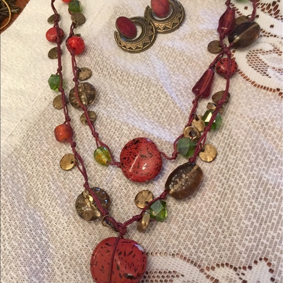 Handmade stone necklace - Picture 1 of 1