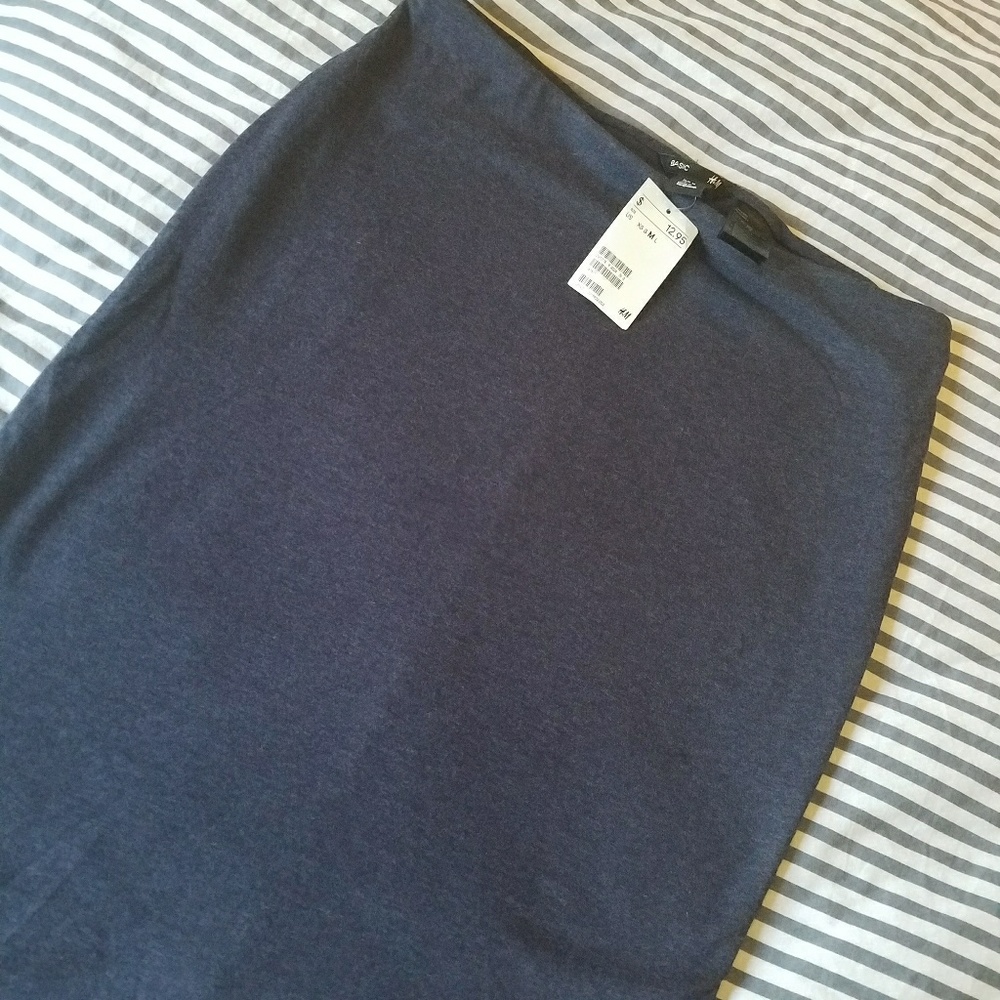 H&M cotton pencil skirt
